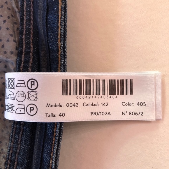 NWOT Massimo Dutti Slim Fit Jeans (40/32) - Picture 14 of 17